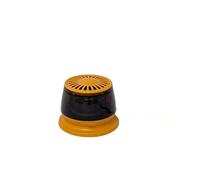 Mini altavoz magnético Bluetooth - Altavoz portátil inalámbrico ultracompacto con luz ambiental LED, fuerte absorción magnética para teléfonos y superficies metálicas, perfecto para viajes y uso al