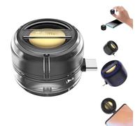 Mini altavoz portátil, amplificador de altavoz portátil 5X Plug & Play para música/llamadas, para smartphone, tablet, portátil, hogar o viajes (tipo C transparente)