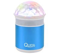 Mini altavoz portátil LEDs Efectos RGB con reproductor FM USB MiniSD MP3 Bluetooth (Azul) - DESEO