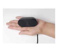 Mini altavoz portátil para ordenador, graves potentes, fuente de alimentación integrada y cable de audio para ordenador portátil.