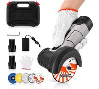 Mini amoladora angular, batería Mini Flex de 16,8 V, 28000 rpm/76 mm, juego de amoladora angular profesional con batería