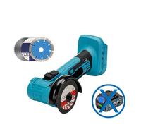 Mini amoladora angular eléctrica sin escobillas de 3 pulgadas, recargable, máquina pulidora rotación 180 ° for batería 18V(No battery no plug)