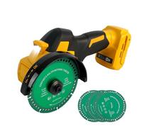 Mini amoladora angular para baterías DEWALT de 18 V y 20 V, herramienta de corte inalámbrica sin escobillas de 4 pulgadas, 18000 rpm, 3 velocidades ajustables con control hacia adelante y hacia atrás