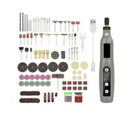 Mini amoladora de velocidad variable con carga USB, kit herramientas rotativas, juego 126 accesorios grabado(173PC GR Grinder Set)
