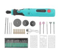 Mini Amoladora Inalámbrica, Multiherramienta Rotativa con 53 Accesorios, Batería Recargable, 3 Velocidades Ajustables 5000-15000 RPM, Compacta y Ligera para DIY y Manualidades