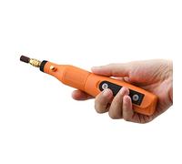 Mini Amoladora inalámbrica portátil, Juego de Herramientas rotativas de Mano, Carga USB, 5 velocidades y luz LED