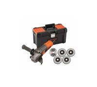 Mini amoladora KIT BLACK & DECKER 900w 125mm con empuñadura