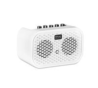Mini Amplificador de Guitarra Eléctrica Recargable 10W con Bluetooth 5.0, Distorsión y Delay, Amplificador Portátil Inalámbrico con Ecualizador de 3 Bandas, Entrada AUX y Salida para Auriculares