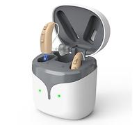 Mini amplificador de sonido TKING para ancianos, dispositivo de amplificación de voz y amplificador de audio personal, ayuda para ver televisión y hablar. (Recargable)