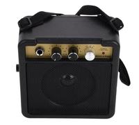 Mini Amplificador para Negro Eléctrica 5w de Guitarra Práctica | Sonido de Alta Fidelidad, Efectos Integrados y Conectividad Versátil, Construcción Robusta de Plástico y Metal