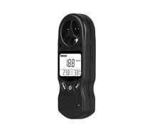 Mini anemómetro digital con pantalla LCD, medidor de velocidad del viento, temperatura y humedad con higrómetro.(TL-300-BLA)
