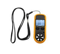 Mini anemómetro digital, pantalla LCD portátil, anemómetro -10 °C ~ 45 °C, 30 m/s