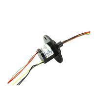 Mini anillo colector de 22 mm de diámetro exterior, 3/4/6/12/18/24/36, señal de circuito, 2 A/5 A/10 A, contacto de oro a oro(12wire 2A flange A)
