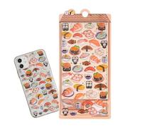 Mini Animal Stickers - 55 Grams Small Puffy Cat Graphics, Charming Mini Animal Seals, Raised Embossed Paper Crafting Notebook Accessories | Cute Stationery Planner Organizer Uses