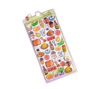 Mini Animal Stickers - 55 Grams Tiny Cat Adhesive Icons, Puffy Cartoon Decor Pieces, 3D Relief Journal Notebook Scrap Supplies Sheet | Fun Children DIY Project Uses