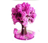 Mini árbol de Navidad, árbol de Papel DIY Kit de Cultivo de Cristal/Adornos de decoración de Juguete, Kits de Ciencia y Juguetes guía de Aprendizaje (1 Unidad)