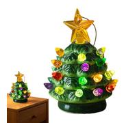 Mini árbol de Navidad con Luces Mini nostálgicos Que se iluminan