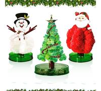 Mini árbol de Navidad,Juego de crianza de Cristal DIY,Árbol de Papel mágico