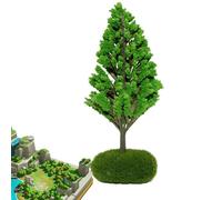 Mini árbol modelo,Árbol de la disposición del paisaje del paisaje del escenario del ferrocarril - Modelo de paisaje del , árbol falso verde para proyectos, paisaje paisajístico de bricolaje