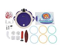 Mini aro de Baloncesto electrónico con Marcador electrónico, diseño de Dibujos Animados, Perforadora, Juego de aro de Baloncesto Colgante para niños, Ideal para Interiores.