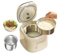 Mini Arrocera De 2,5 L Con Bajo Contenido En Azúcar, Pequeña Arrocera Baja En Carbohidratos Con Cesta Vaporera, 8 Menús Preprogramados, Para Gachas, Sopa, Arroz Rápido Y Arroz Blance
