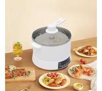 Mini arrocera pequeña de acero inoxidable Rice Cooker, olla baja en carbohidratos con vaporera, revestimiento antiadherente, función automática de mantenimiento del calor, función antiquemadores en