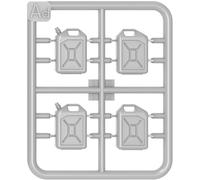 Mini Art 24013 1:24 set di taniche in plastica 20L - riproduzione fedele, modell
