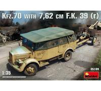 Maqueta Kfz.70 Y 7,62 Cm F.k. 39 ( R ) |miniart|35189| 1:35 Maqueta De Tanque Pr