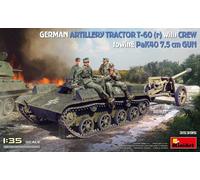 MINI ART 35395 1/35 German Artillery Tractor T-60(R) W/PaK40 Gun & Crew
