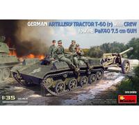 (MIN35395) - Miniart 1:35 - German Tractor T-60(r) w/ PaK40 Gun & Crew