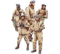 Mini Art 35399 1:35 Fig. Tripulación de tanques estadounidenses (5) NW Eur. - Réplica fiel a la fabricación de maquetas, fabricación de maquetas, kit de construcción de plástico, manualidades,