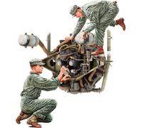 MiniArt 1:35 - Equipo de reparación de tanques de EE. UU., motor Continental W670, color moldeado