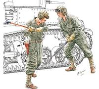 U. S. Tanque Chasis Reparación Crew Figura 1 :3 5 Plástico Modelo Kit Miniart