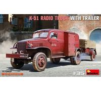 (MIN37062) - Miniart 1:35 - K-51 Radio Truck w/ Trailer