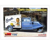 Maqueta Coche Tempo E400 Kastenwagen 3-wheel Delivery Box Track MiniArt 38047