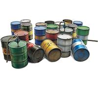 Mini Art 49009 1:48 Bidones de Aceite 200L Modern (21) - reproducción Fiel, modelismo, Kit de plástico, Manualidades, Hobby, Pegar, Kit de modelismo, Montar, sin Pintar