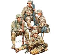 Mini Art 53022 1:35 Tripulación de Tanque alemán Sentado - reproducción Fiel, modelismo, Kit de plástico, Manualidades, Hobby, Pegar, modelismo, ensamblar, sin Pintar