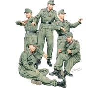 German Afv Crew. Especial Edición 1 :3 5 Plástico Modelo Kit Miniart