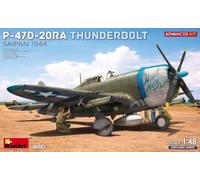 Mini Art MA48043 1/48 US P-47D-20RA Thunderbolt, Saipan, 1944 Advance Kit, modelo de plástico