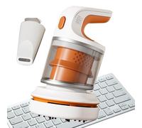 Mini aspiradora para computadora, dispositivo de limpieza compacto inalámbrico, con removedor de polvo electrónico portátil silencioso para el hogar y viajes, diseño ergonómico ligero con