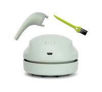 Mini aspirateur de bureau (vert), aspirateur de bureau rechargeable USB, aspirateur main sans fil, aspirateur de bureau portable, clavier d'ordin