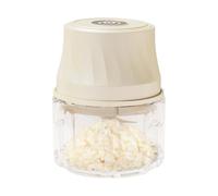 Mini astilladora - Picadora eléctrica Abs de 5,91 pulgadas | Máquina compacta para hacer ajos, mezcla rápida, picar verduras, frutas, carne, chile, jengibre, ensalada, eficiente, seguro, fácil de limp