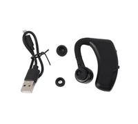 Mini Auricular Deportivo con Bluetooth de un Oído, Antisudor, V9, para Deportes, ABS Negro, Ajuste Izquierdo y Derecho