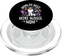 Mini Australian Shepherd Gifts World'S Best Aussie Mom Dog PopSockets PopGrip para MagSafe