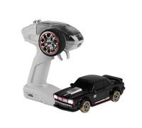 Mini auto de deriva a escala 1:64 con estabilizador giroscópio, coche de carreras de deriva proporcional completo 2.4G 4WD con carga magnética, modo de doble velocidad y luces LED conmutables para