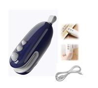 Mini Bag Sealer, 2025 Upgrade rechargeable Handheld Vacuum Seal Bags for Food, for Plastic Bag Snack Bags Food Storage (Blue)