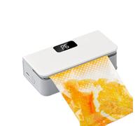 Mini Bag Sealer - 6-Mode Digital Display, Food Storage | Mini Bag Sealer With Cutter And Magnet | For Home Kitchen Restaurant Snack Chip Cereal Fruit Vegetable Meal Preserve Snacks