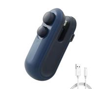 Mini Bag Sealer with Cutter and Magnet, 2026 New Upgrade Rechargeable Mini Bag, 2-in-1 Rechargeable Heat Sealer & Cutter,for Snacks, Chips, Food Freshness Storage (Blue)