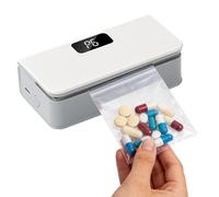 Mini Bag Sealing Machine and Cutter | 6-Levels Food Magnetic Closer Tool - Portable Food Sealing Machine - for Snack Chips Sandwich Kitchen Fridge Travel Home Restaurant Apartment