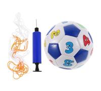 Mini Balón de Fútbol Infantil de 15cm, Juego de 1 Set | Faux Leather y Goma, Colores Vivos y Limpieza Sencilla, para Actividades Preescolares y Jardín